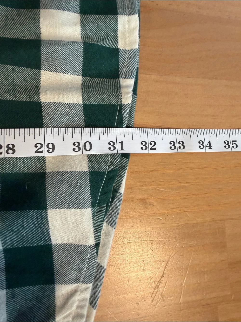 Infinity Apparel Green Cream Buffalo Plaid Flannel Shirt Button Up Shacket XL